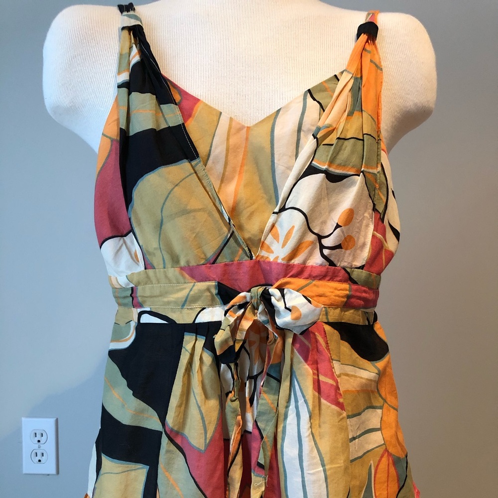 Biacci layered tank with waist detail